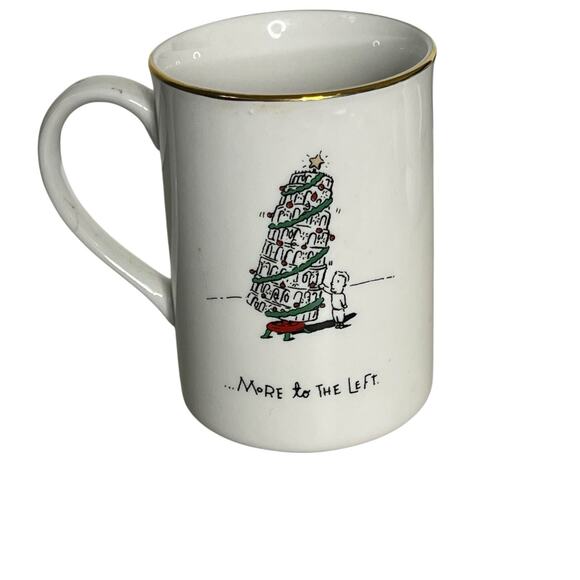 Merry Masterpieces Vintage Lot Of 4 Mugs Fine Porcelain Coffee Tea Holiday Humor - Picture 10 of 16